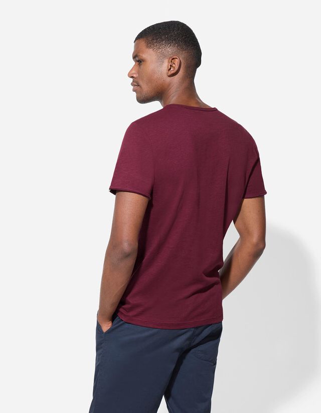 Póló - Póló nyakkivágása - sötétzöld