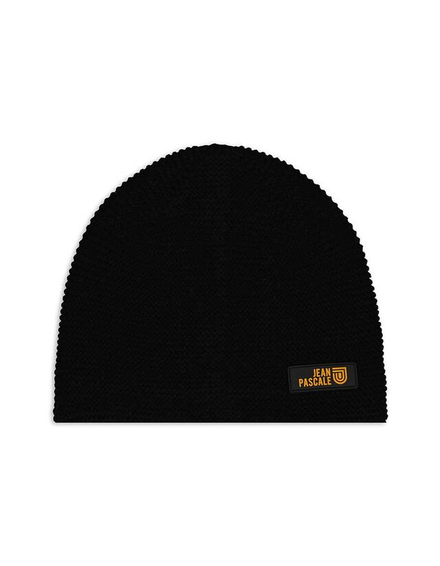 Fejre simuló sapka - gyapjú bélés - fekete