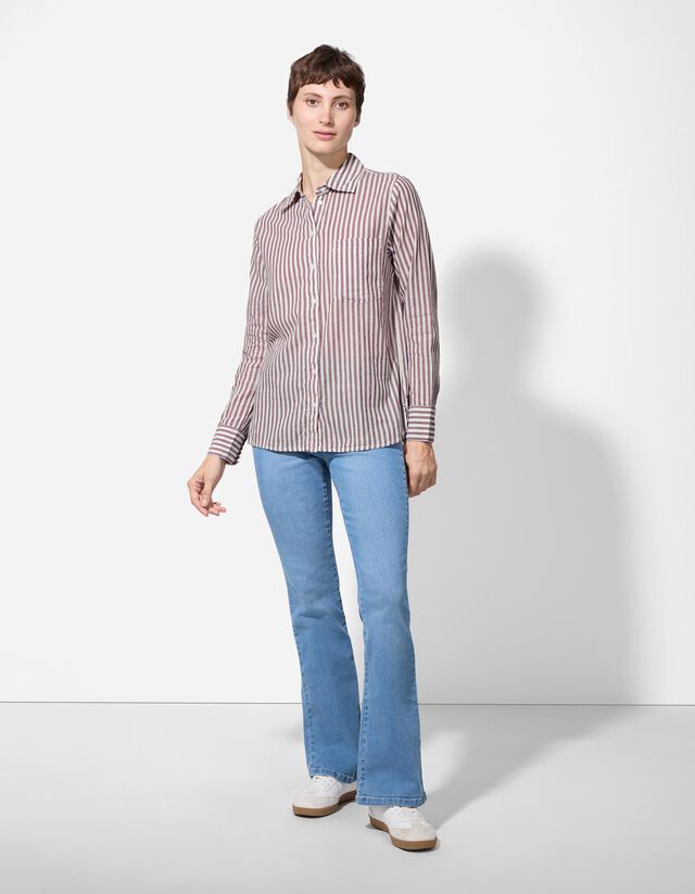 Férfi ing - Csíkos - kék