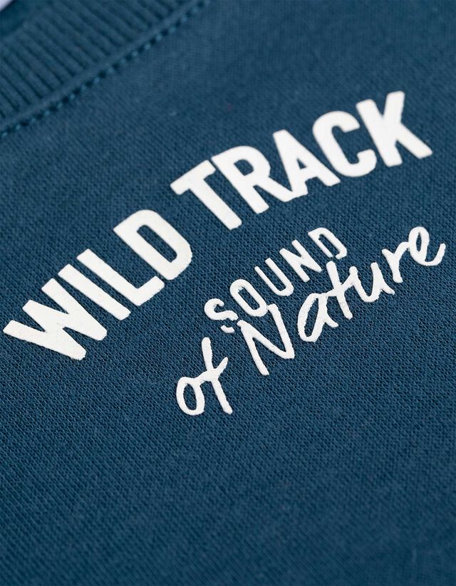 Melegítőfelső - Nyomott minta - barna