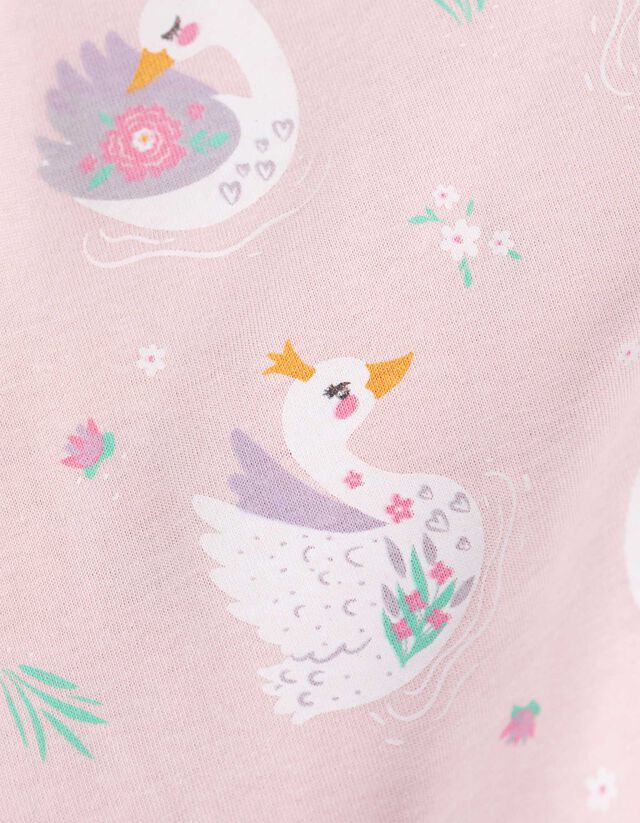 Hosszú ujjú felső - Elszórt nyomott minta - rozsaszin