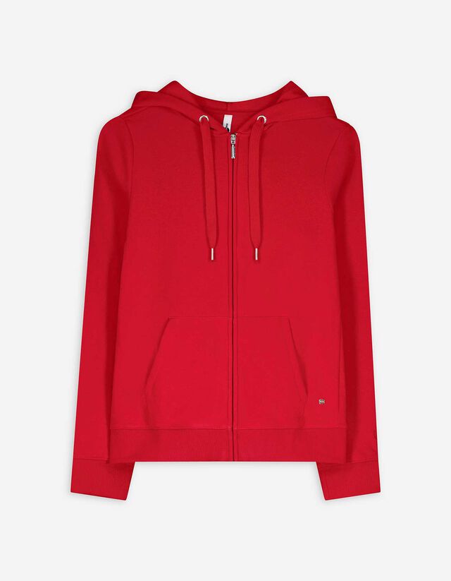 Cipzáros melegítőfelső - piros