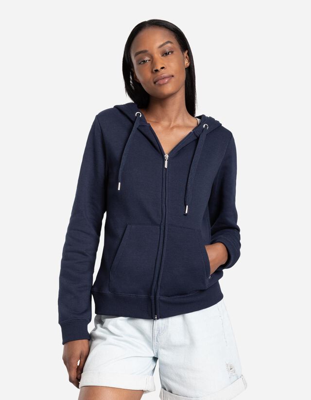 Cipzáros melegítőfelső - Normál fazon - feher