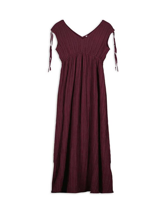 A-vonalú ruha - V-kivágás - fekete