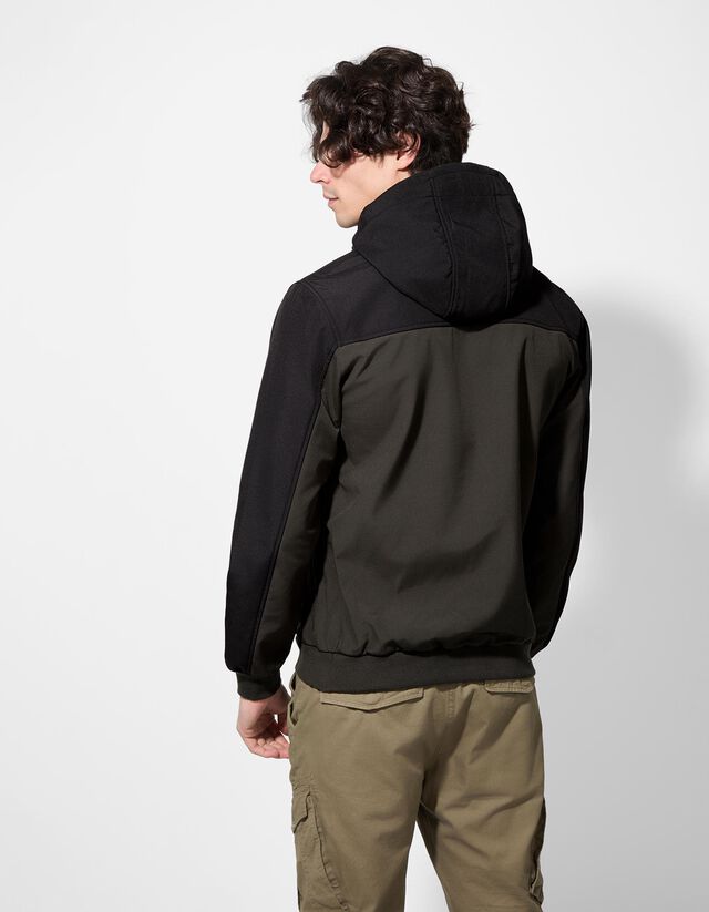 Széldzseki - Softshell - sötétszürke