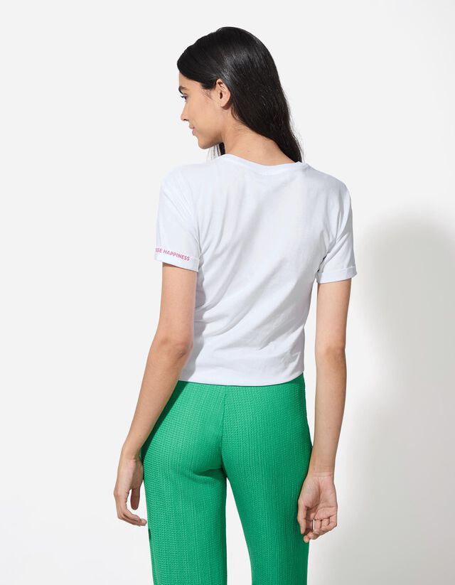 Póló - Hímzésekkel - fekete