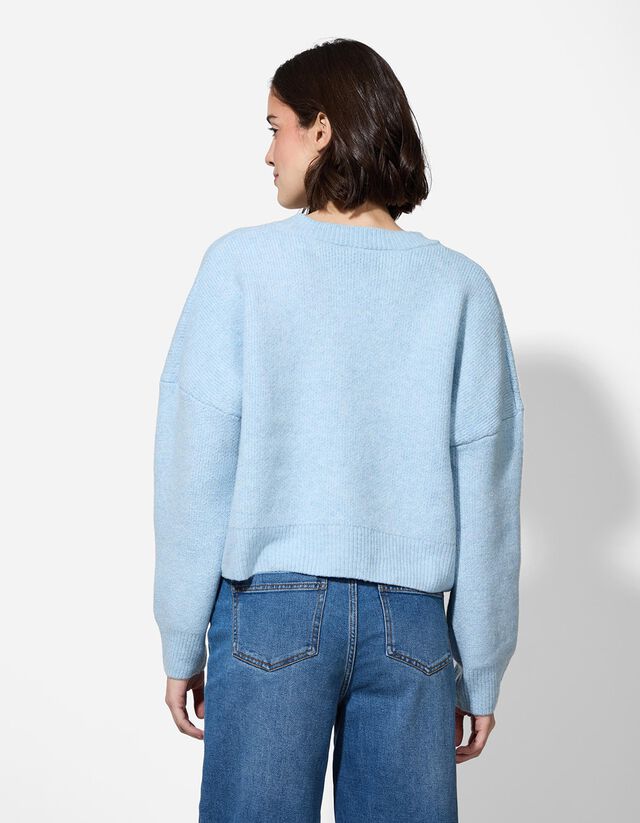 Pulóver - Túlméretezett fazon - vilagos szurke