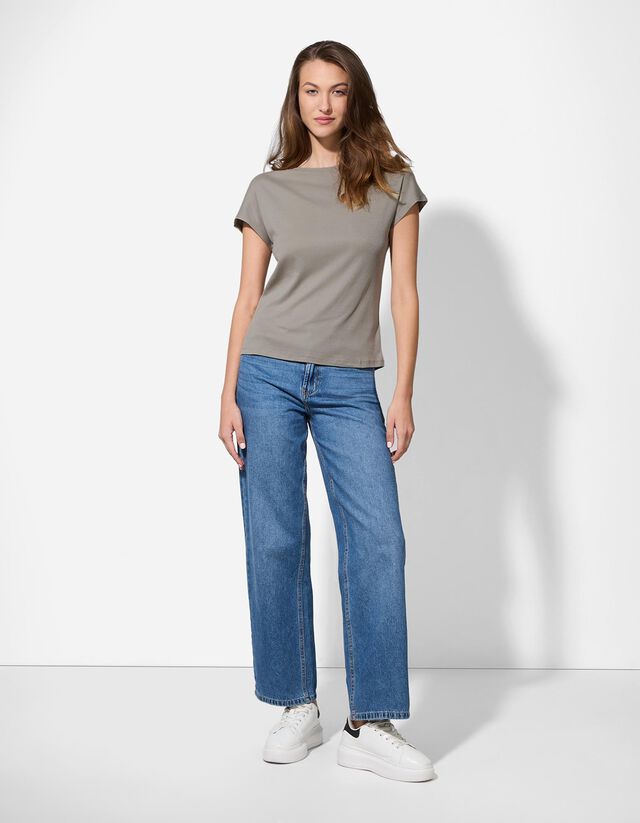 Póló - Pamut keverék - vilagos zold