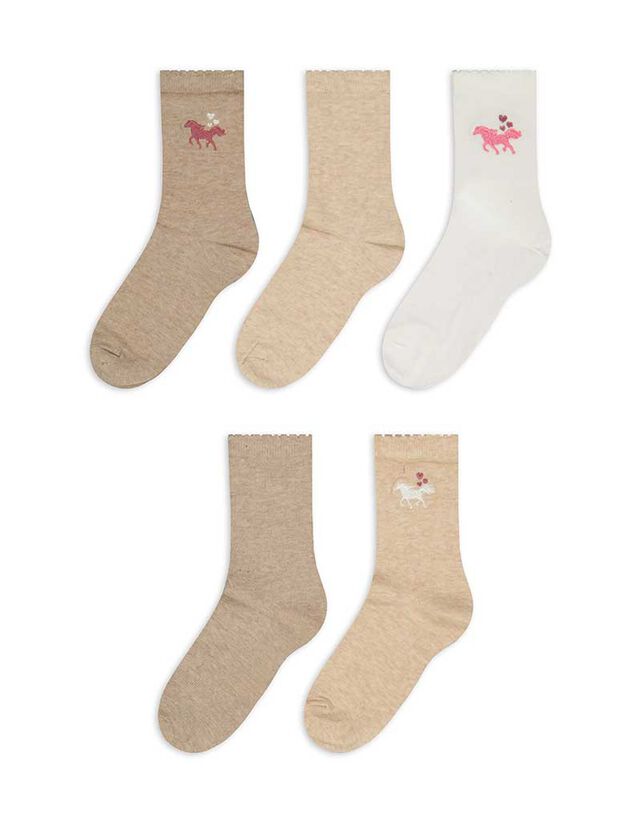 Zokni - 5 db-os csomag