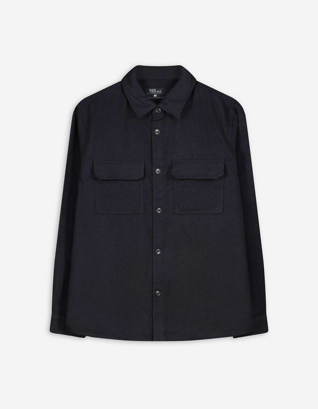 Férfi ing - Gyapjú megjelenés - bézs