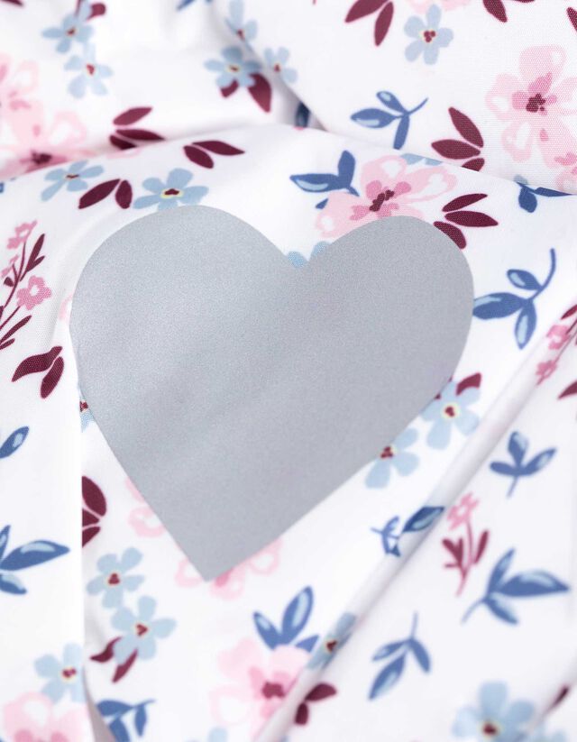 Steppelt mellény - Virágmintás - feher