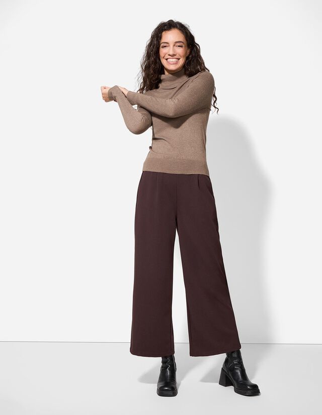 Culotte nadrág - sötétbarna