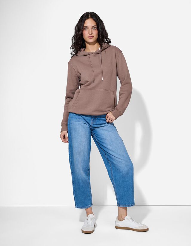 Kapucnis felső - Kapucni - barna