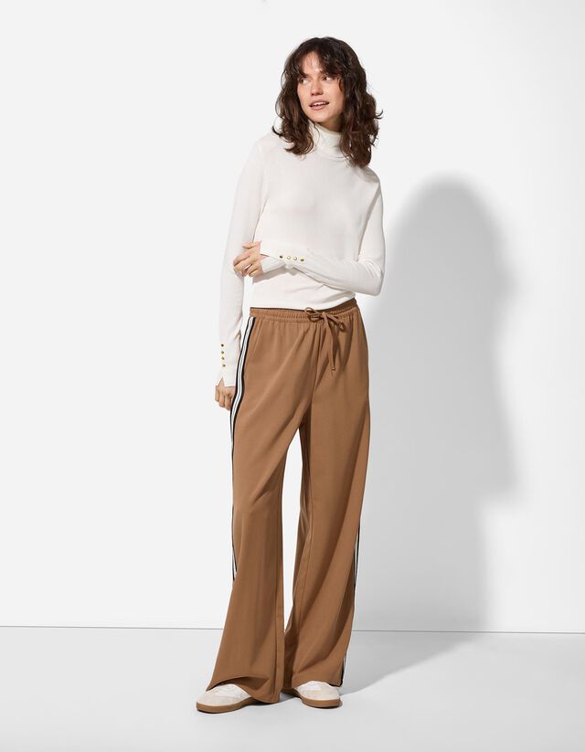 Nadrág - Széles fazon - világos barna