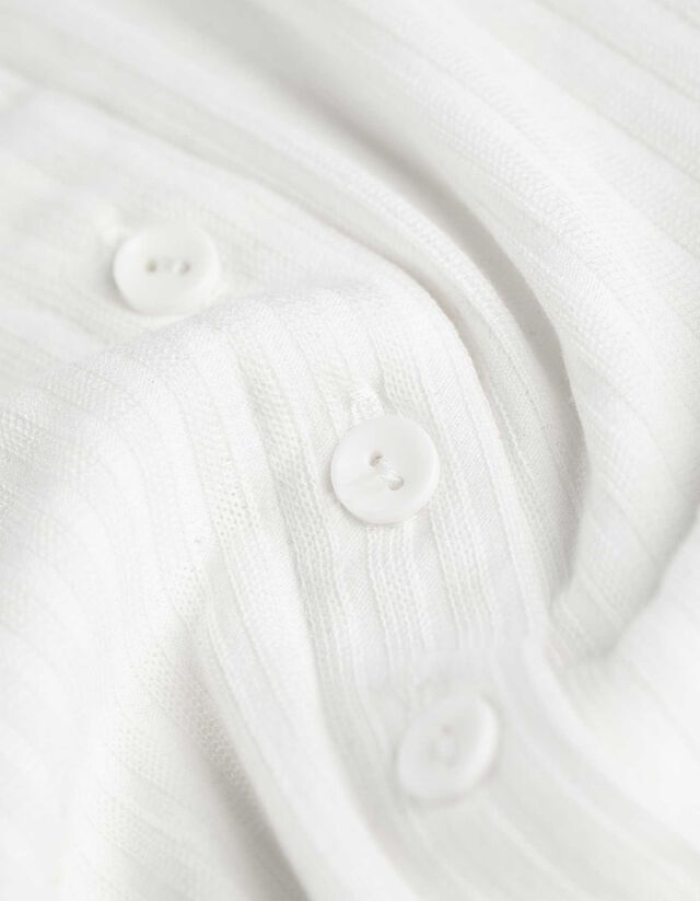 Hosszú ujjú felső - Bordázott - fekete