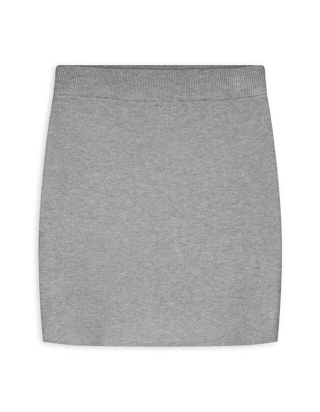 Szoknya - Viszkózkeverék - szürke