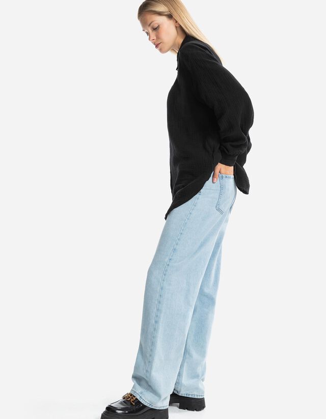 Blúz - Muszlin - vilagos zold