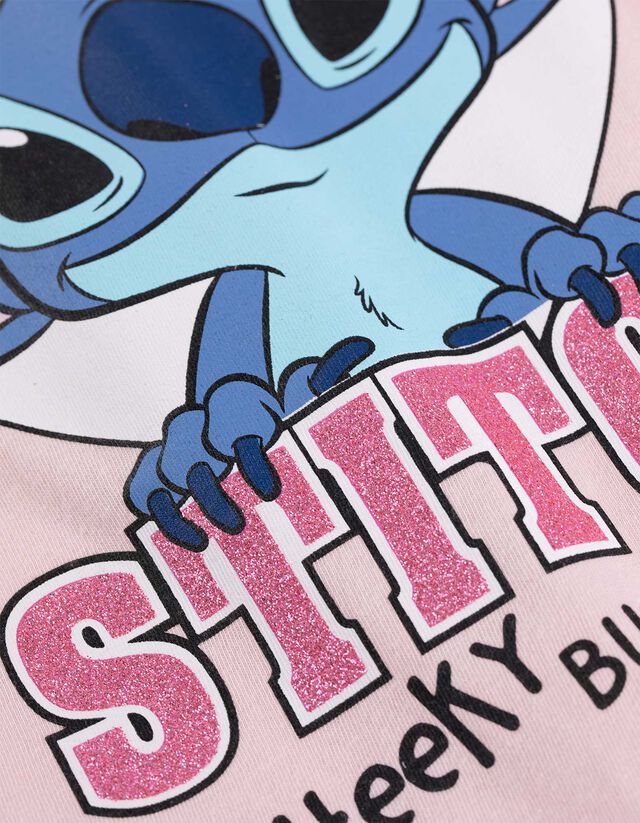 Hosszú ujjú felső - Lilo és Stitch - rozsaszin
