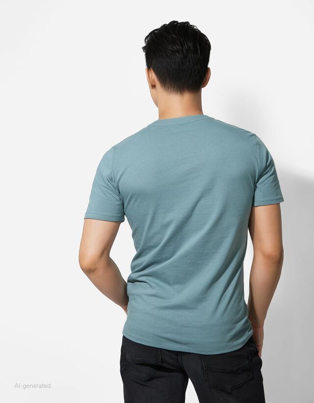 Póló - Nyomott minta - sárga