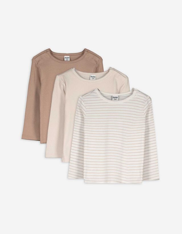 Hosszú ujjú felső - Bordázott