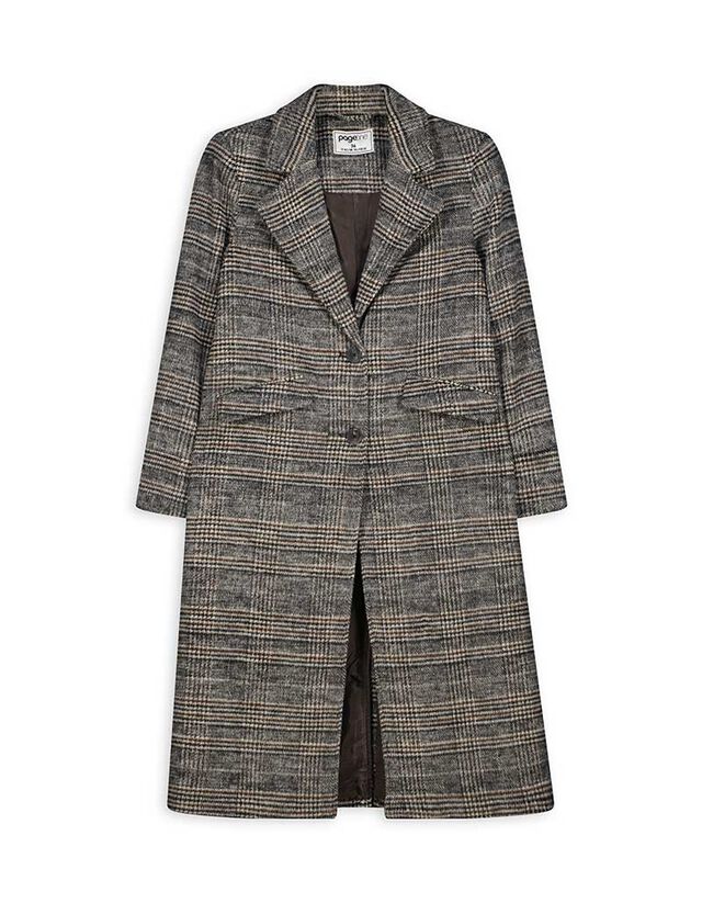 Kabát - Eszterházy-kockás - vilagos szurke