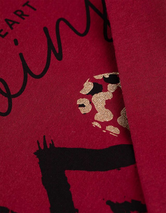 Hosszú ujjú felső - Elülső nyomtatás - pink