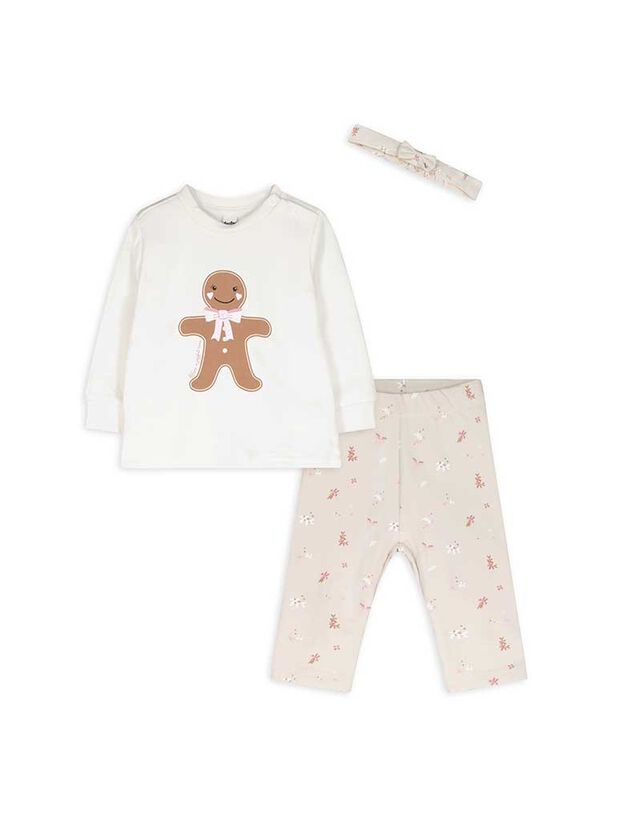 Szabadidő felső, nadrág és fejpánt szett - Polár - feher