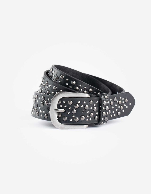 Öv - Szegecselt - fekete