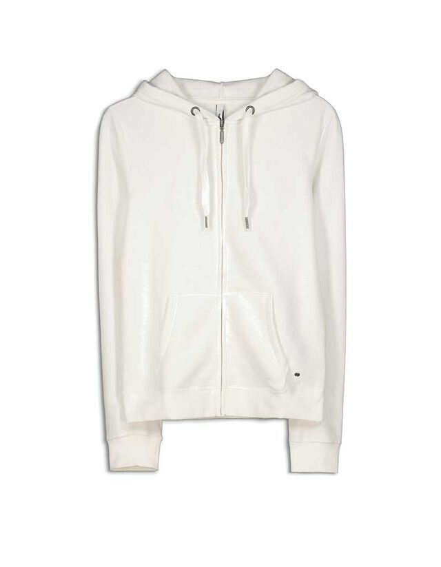 Cipzáros melegítőfelső - Normál fazon - feher