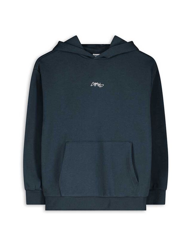 Kapucnis felső - Túlméretezett fazon - feher