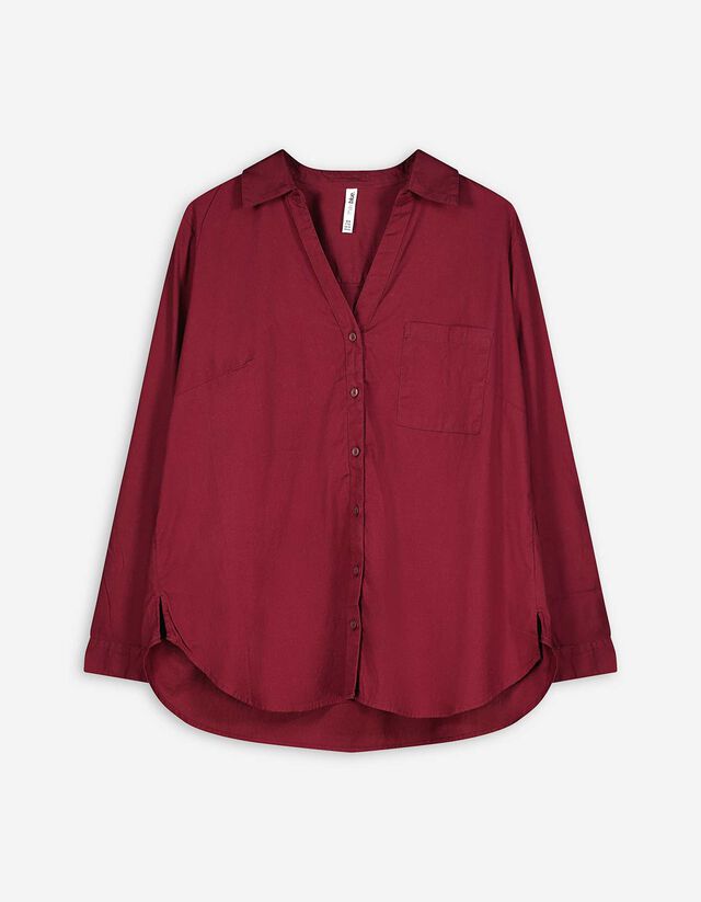 Női ing - Mellzsebes - feher