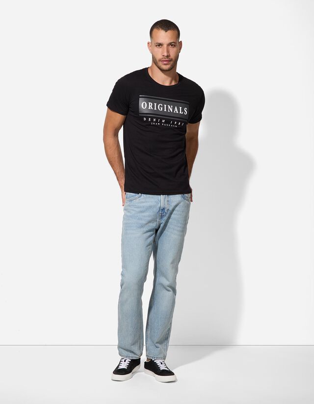 Póló - Kerek nyakkivágás - mélyvörös