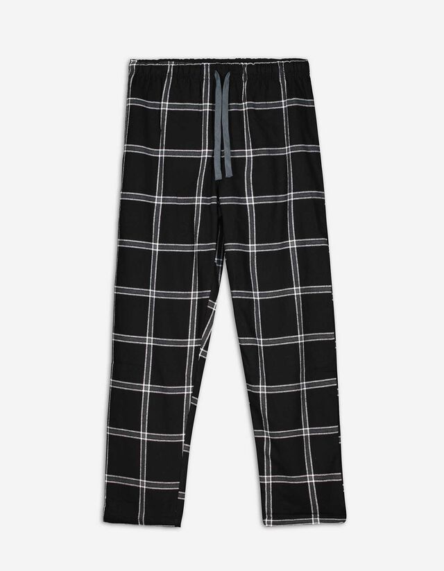 Pizsamaalsó - Flanell - sötétszürke