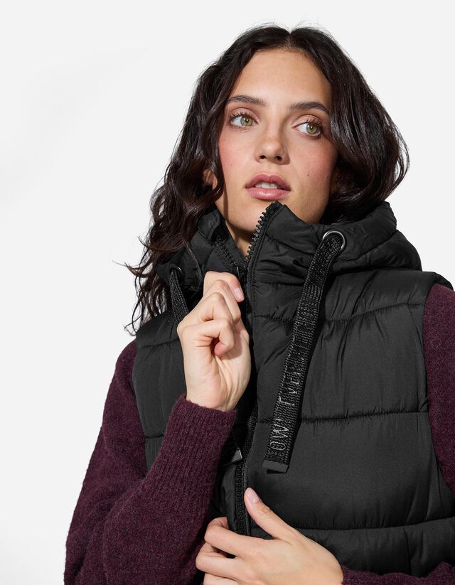 Steppelt mellény - Állítható derék - fekete