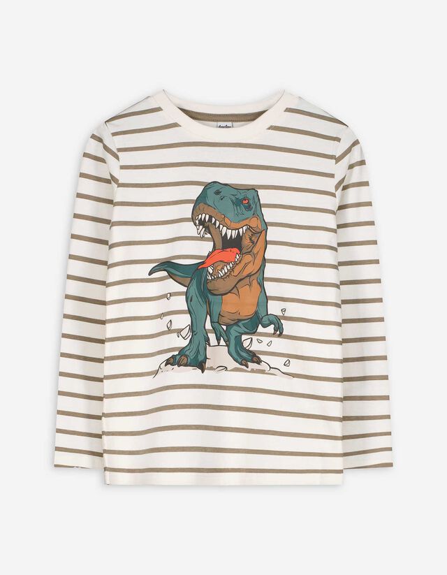 Hosszú ujjú felső - Nyomott minta - feher