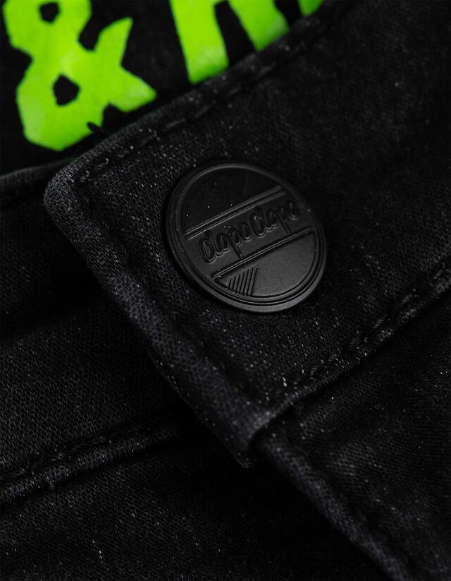 Farmernadrág - Termohatás - fekete