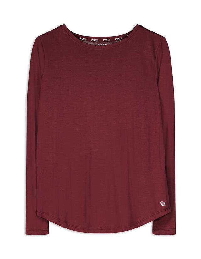 Hosszú ujjú felső - Lélegző szövet - fekete