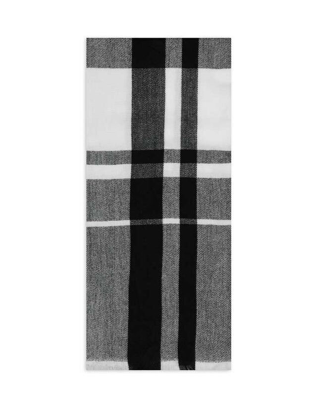 Sál - Kockás - fekete