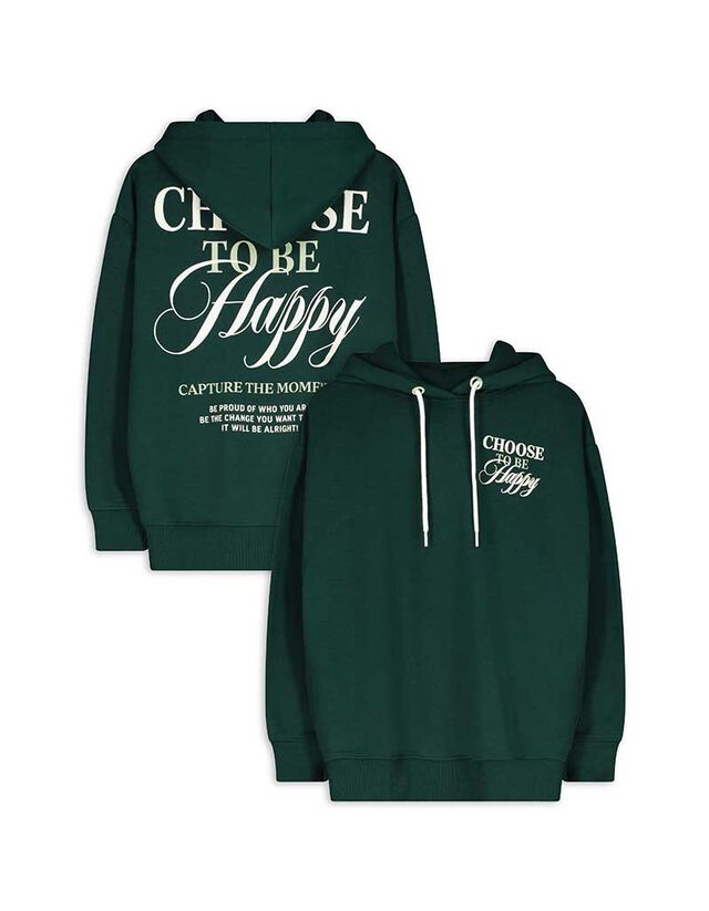 Kapucnis felső - Kapucni - zöld