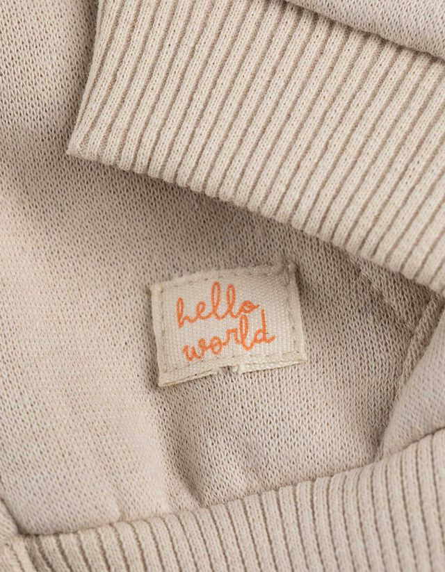 Cipzáros melegítőfelső - Pamut keverék - szürke