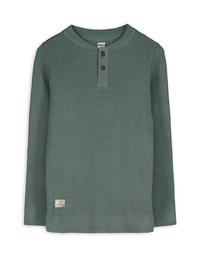 Pulóver - Gombolópántos - világos barna