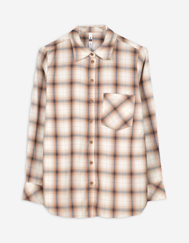 Blúz - Kockás - sotetkek