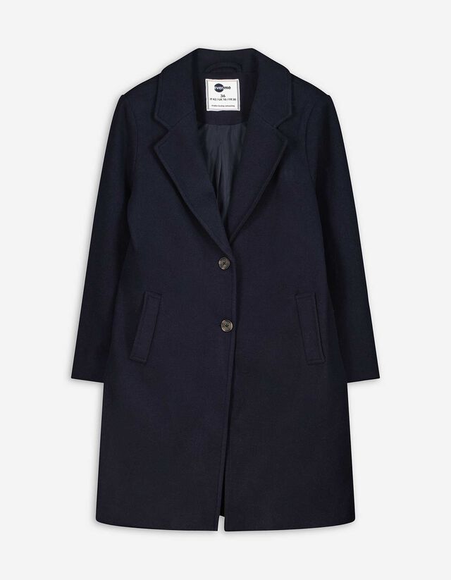 Kabát - Gyapjú megjelenés - barna