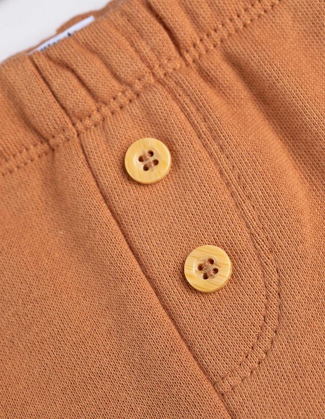 Szabadidőnadrág - Melegítőszövet - világos barna