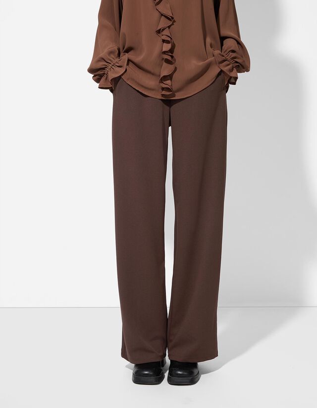 Melegítőnadrág - Széles fazon - sotetlila