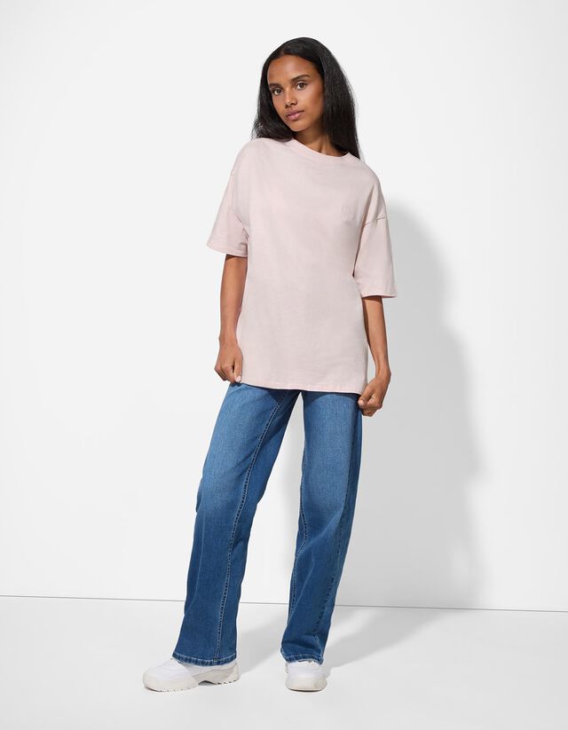 Póló - Hímzésekkel - feher