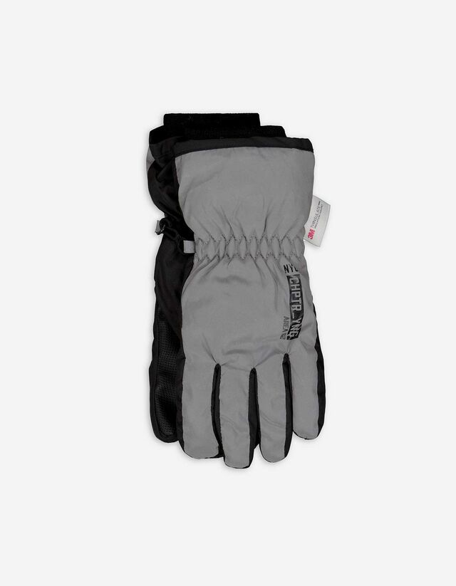 Síkesztyű - Fényvisszaverő - fekete