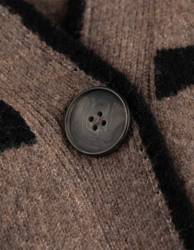 Hosszított kardigán - V-kivágás - szürke