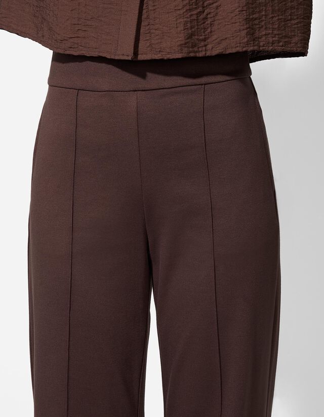 Nadrág - Egyszínű - sötétbarna