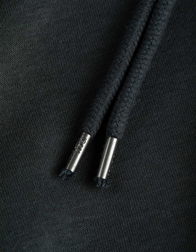 Kapucnis felső - Pamut keverék - sotetkek